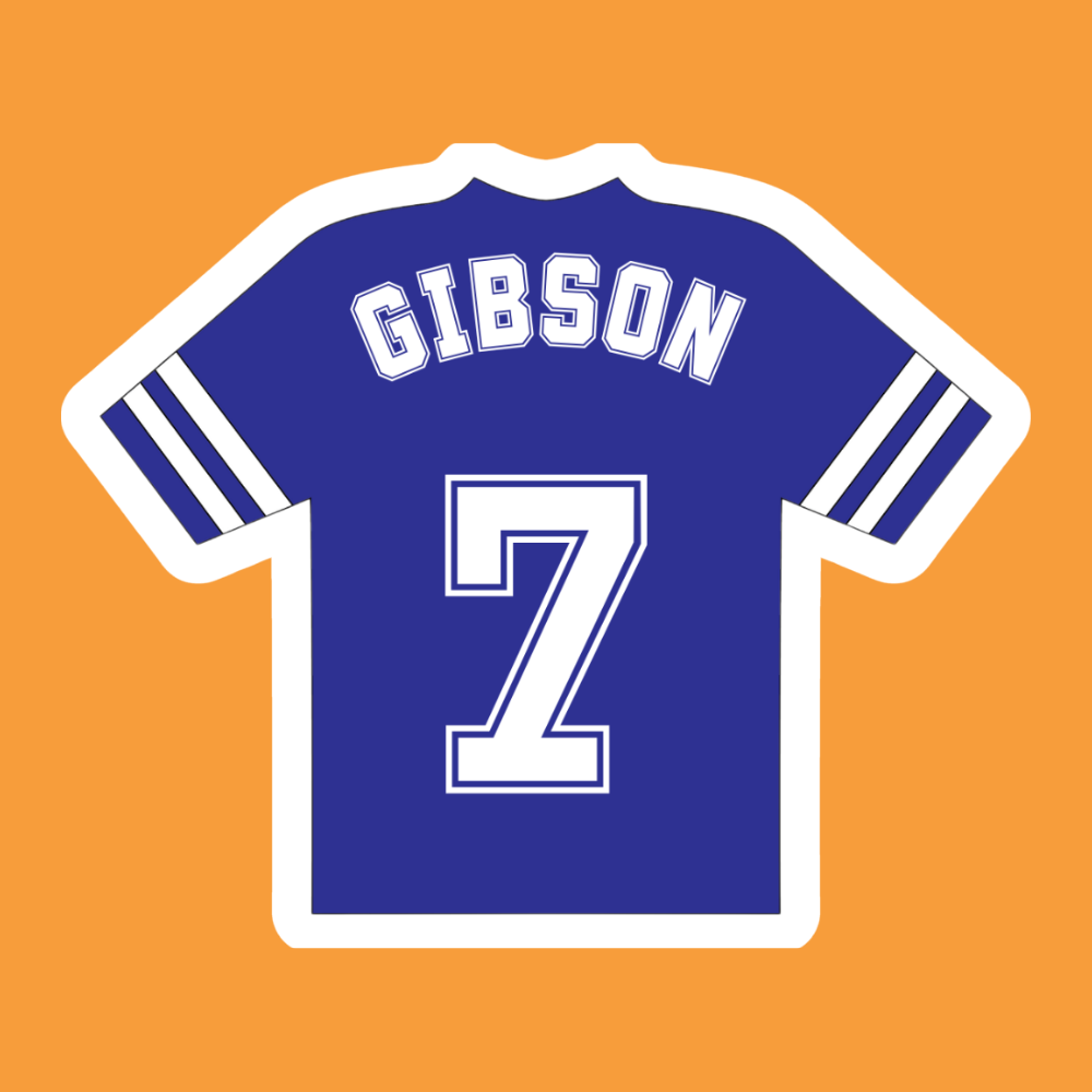 Gibson Jersey - Vinyl Sticker
