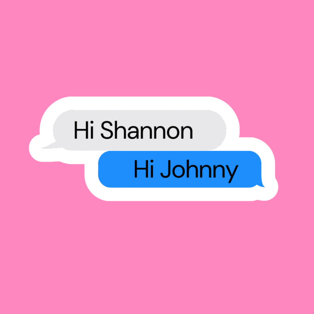Shannon x Johnny - Vinyl Sticker