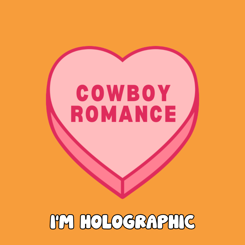 Cowboy romance - Vinyl Sticker