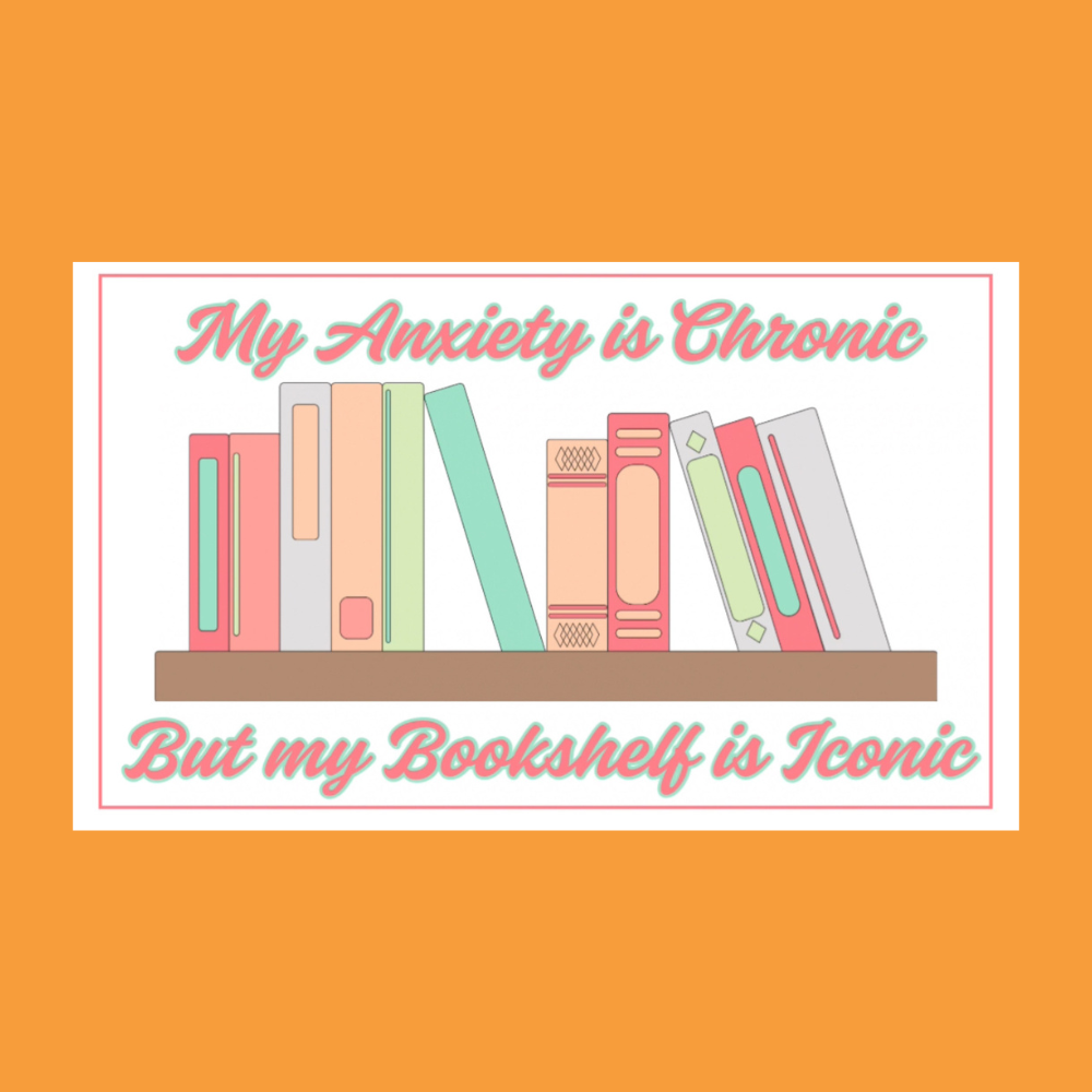 Bookshelf is iconic - Vinyl Sticker