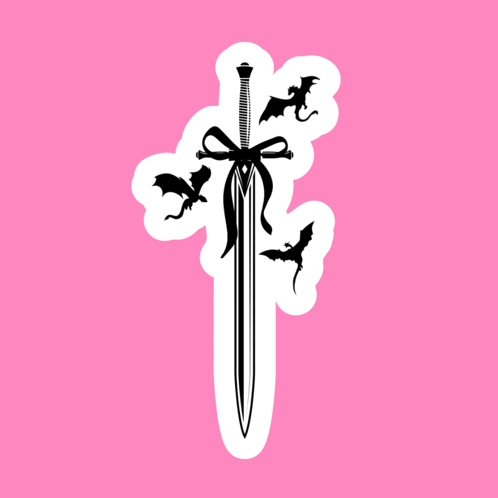 Girlie sword - Vinyl Sticker
