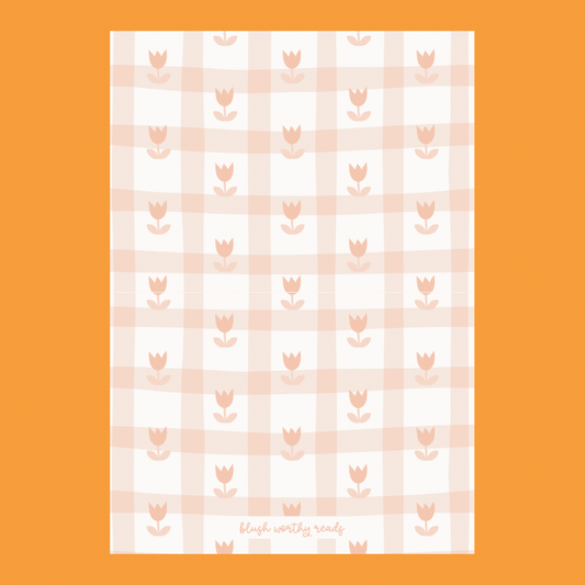 Gingham Flowers - Kindle Insert