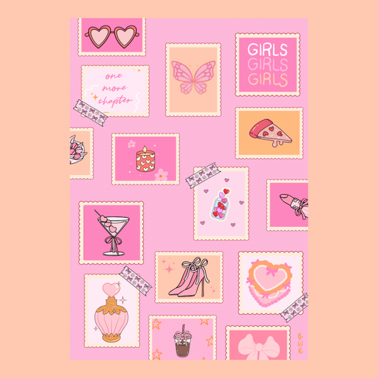 Girlie Stamps - Kindle Insert