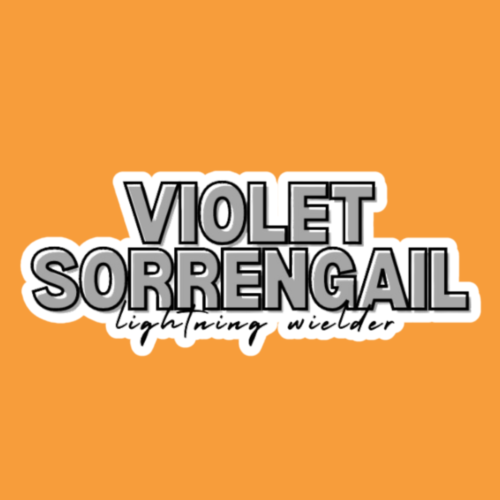 Violet Sorrengail - Lightning wielder - Vinyl Sticker