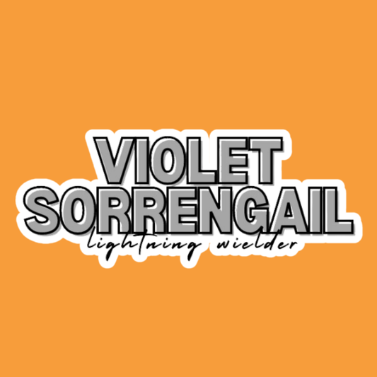 Violet Sorrengail - Lightning wielder - Vinyl Sticker