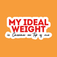 Ideal Weight Cassian - Vinyl Sticker
