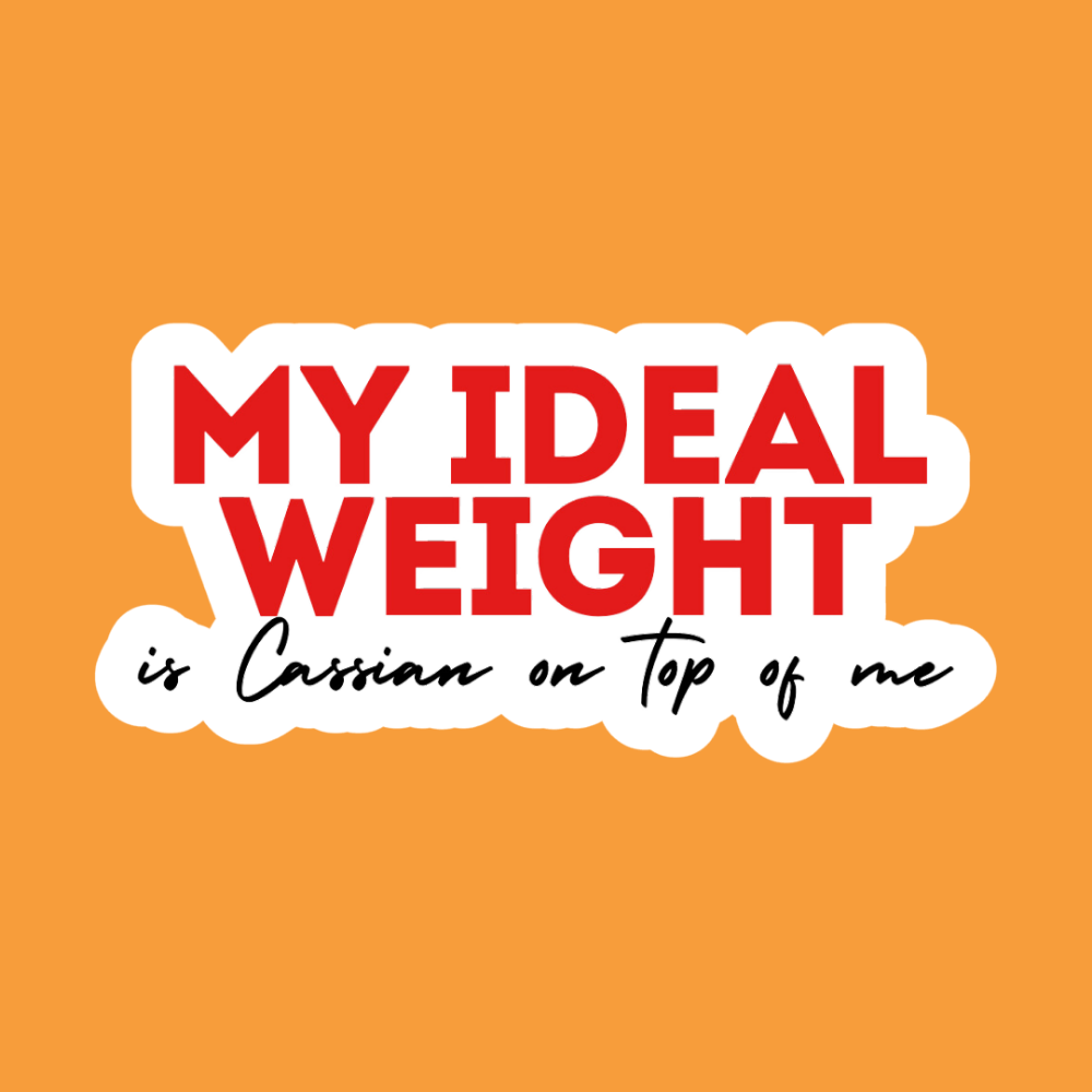 Ideal Weight Cassian - Vinyl Sticker