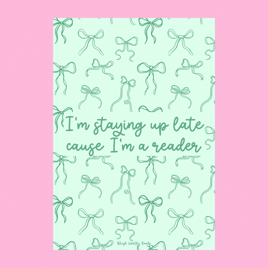 Cause I’m a reader - Kindle Insert