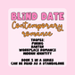 Blind Date - Contemporary Romance