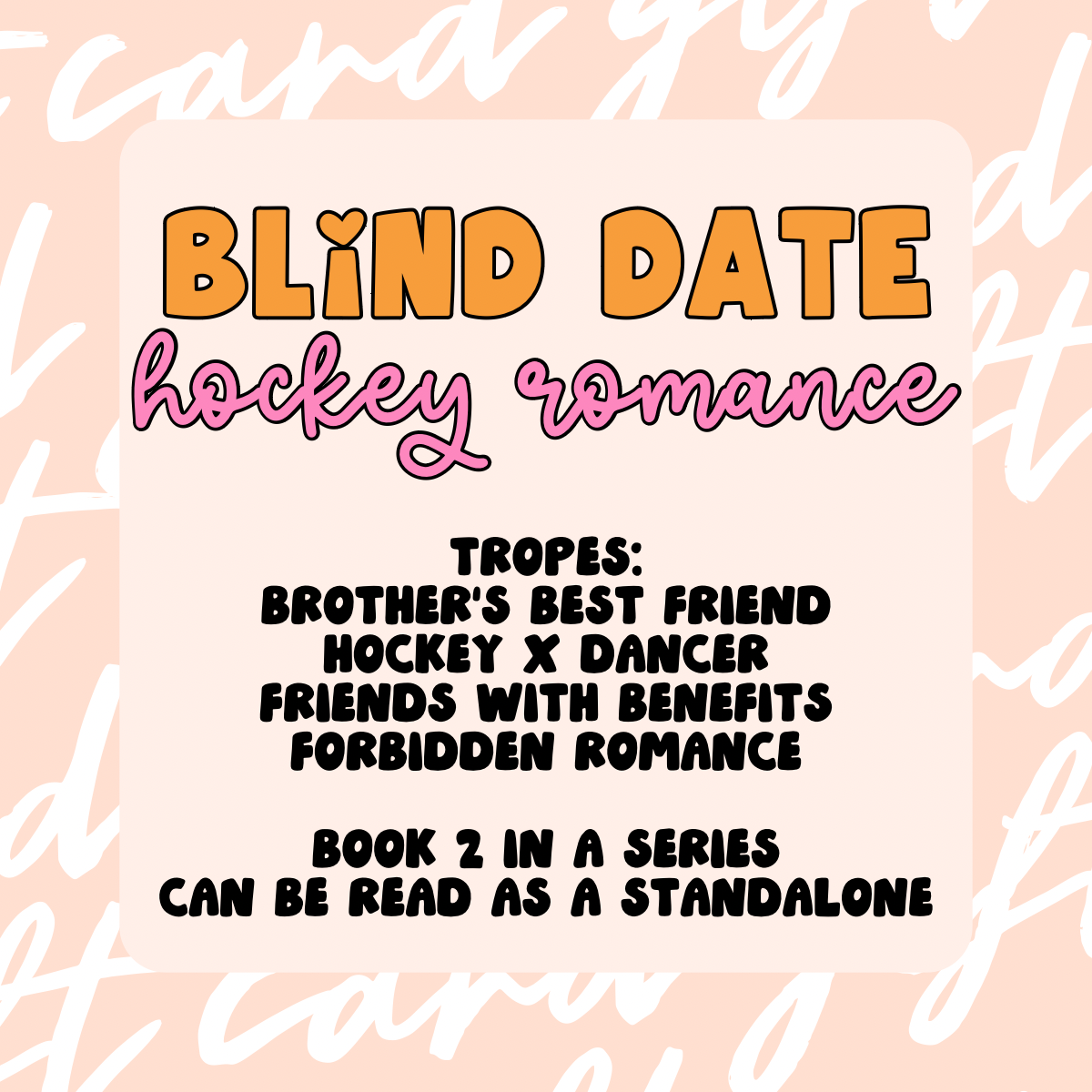 Blind Date - Hockey Romance