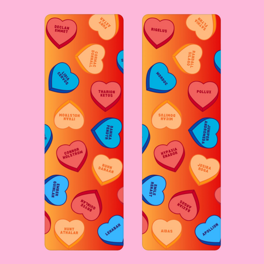 CC Candy Hearts - Bookmark