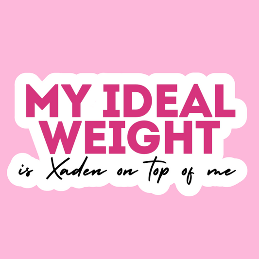 My Ideal Weight - Vinyl Sticker