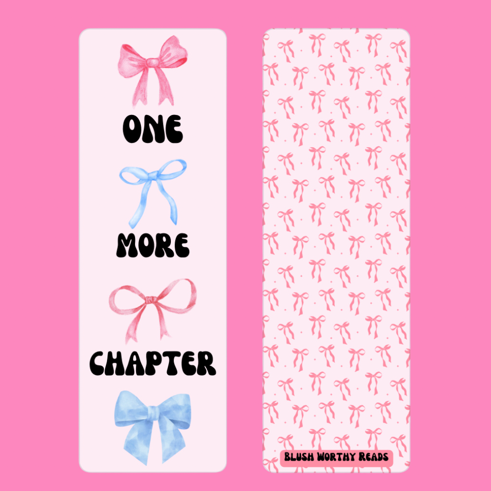 One More Chapter - Bookmark