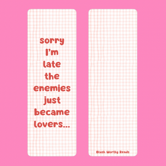 Sorry I’m Late - Bookmark