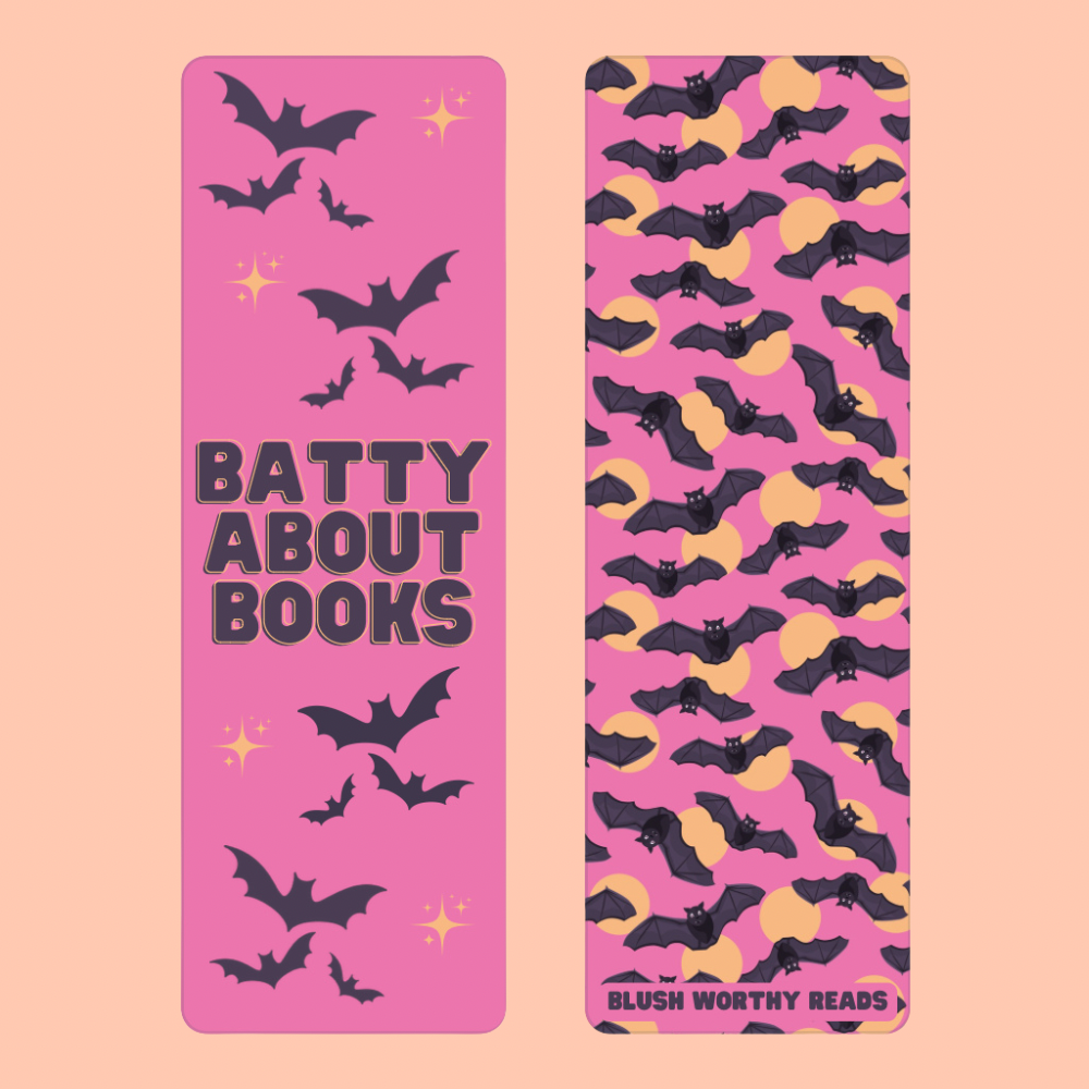 Batty About Books - Bookmark