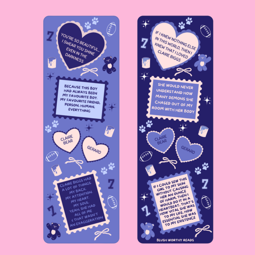 Claire & Gibsie - Bookmark