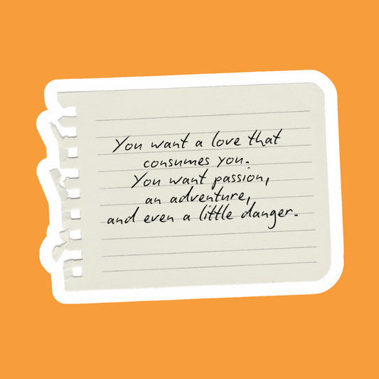 Delena Quote - Vinyl Sticker