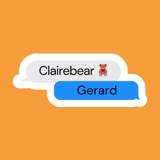 Clairebear x Gerard - Vinyl Sticker