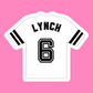 Lynch Jersey - Vinyl Sticker