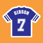Gibson Jersey - Vinyl Sticker