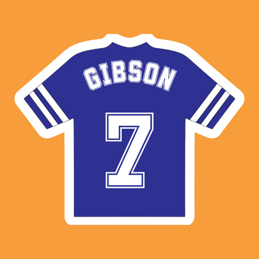 Gibson Jersey - Vinyl Sticker