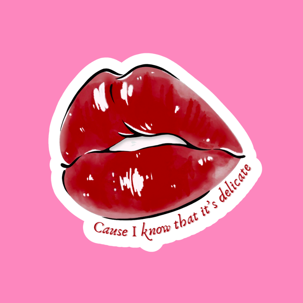 Delicate - Vinyl Sticker