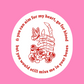 In your bones - Vinyl Sticker