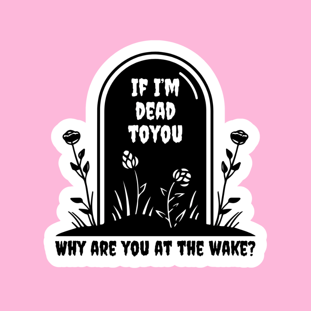 My tears ricochet - Vinyl Sticker