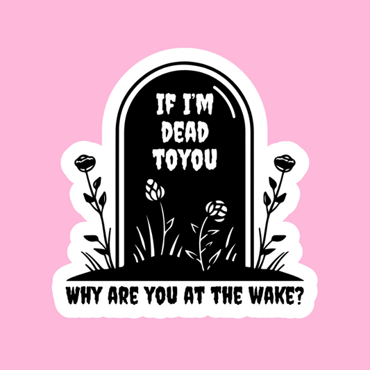 My tears ricochet - Vinyl Sticker