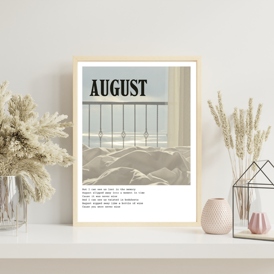 August - Digital Print