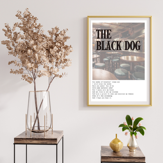 The Black Dog - Digital Print