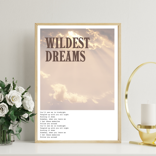 Wildest Dreams - Digital Print