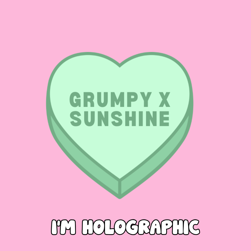 Grumpy x sunshine - Vinyl Sticker