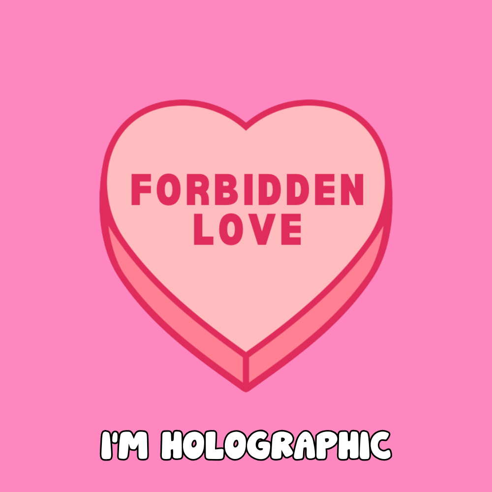 Forbidden love - Vinyl Sticker