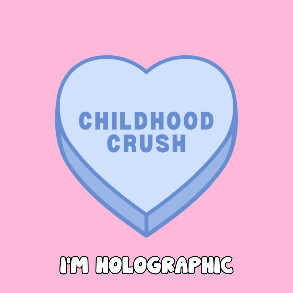 Childhood crush - Vinyl Sticker