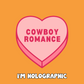 Cowboy romance - Vinyl Sticker