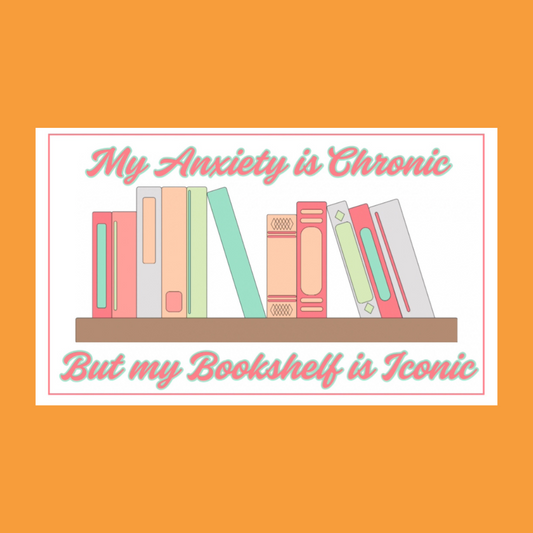 Bookshelf is iconic - Vinyl Sticker
