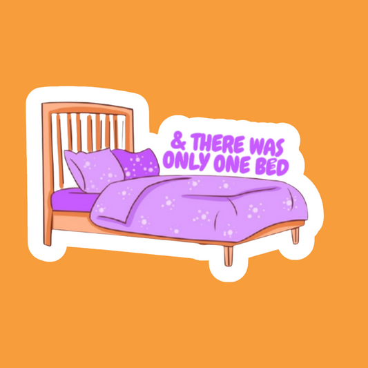 One Bed - Vinyl Sticker