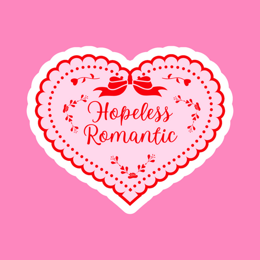 Hopeless Romantic - Vinyl Sticker