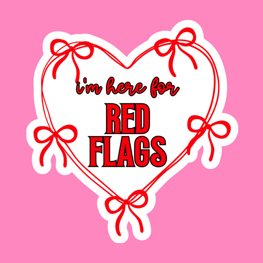 Red flags - Vinyl Sticker