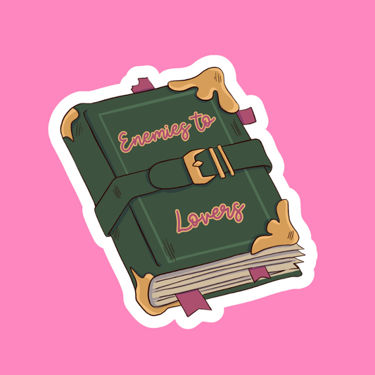 Enemies to lovers book - Vinyl Sticker
