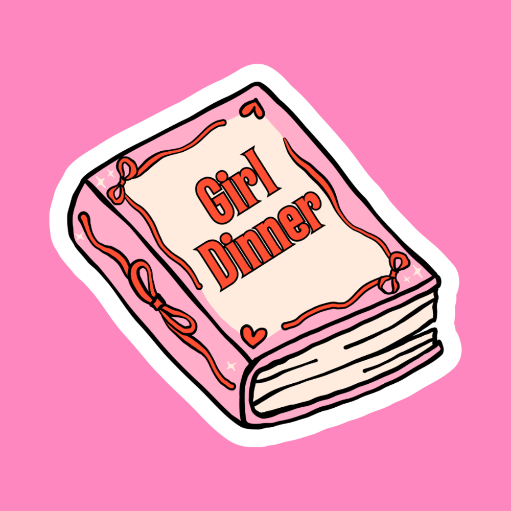 Girl Dinner - Vinyl Sticker