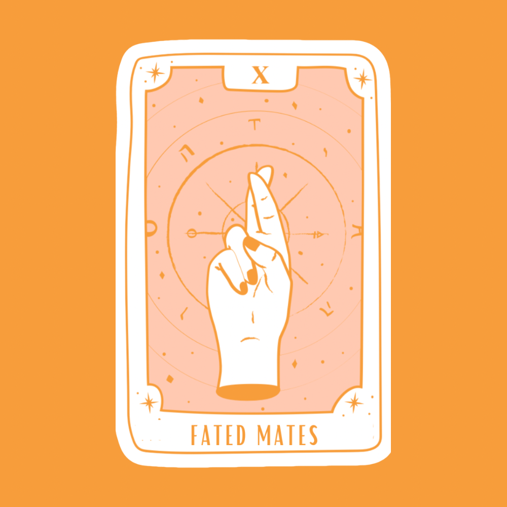 Fated mates tarot - Vinyl Sticker