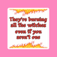 I did something bad - Vinyl Sticker