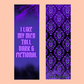Tall Dark & Fictional - Bookmark