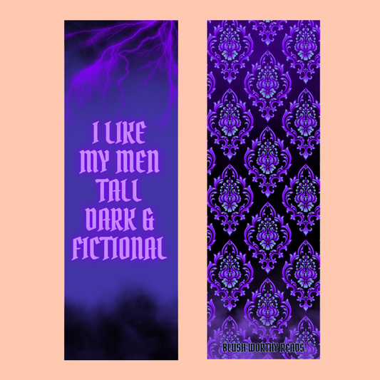 Tall Dark & Fictional - Bookmark